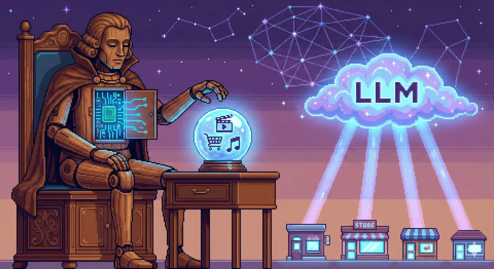 기계 터크 자동 인형 일러스트레이션