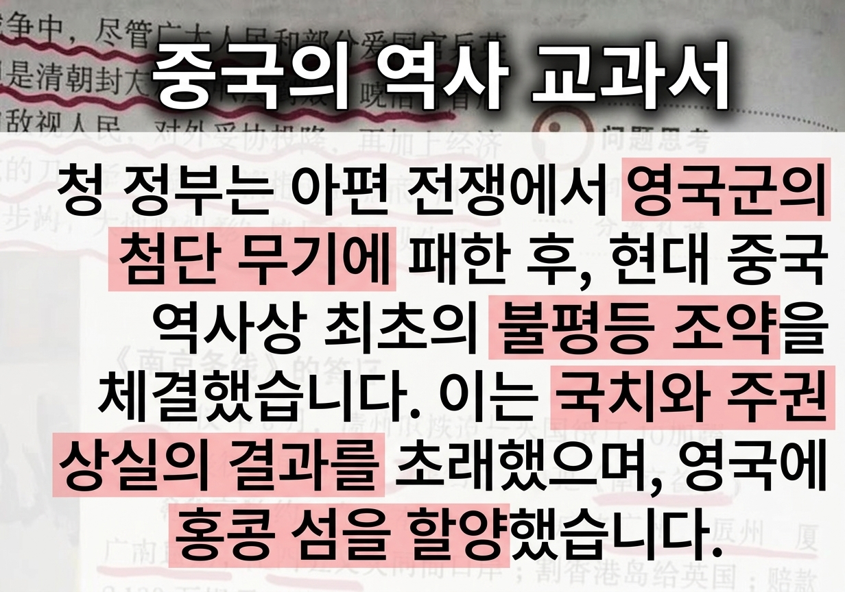 아편전쟁 서사를 다룬 자료 이미지