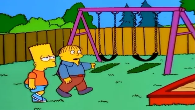 랄프와 바트가 놀이터에서