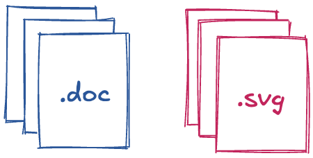 파일 아이콘들: .doc .doc .doc .doc .jpg .jpg .svg