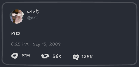 트윗과 대응하는 JSON 구조