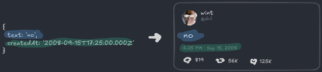 UI와 JSON 파일의 대응