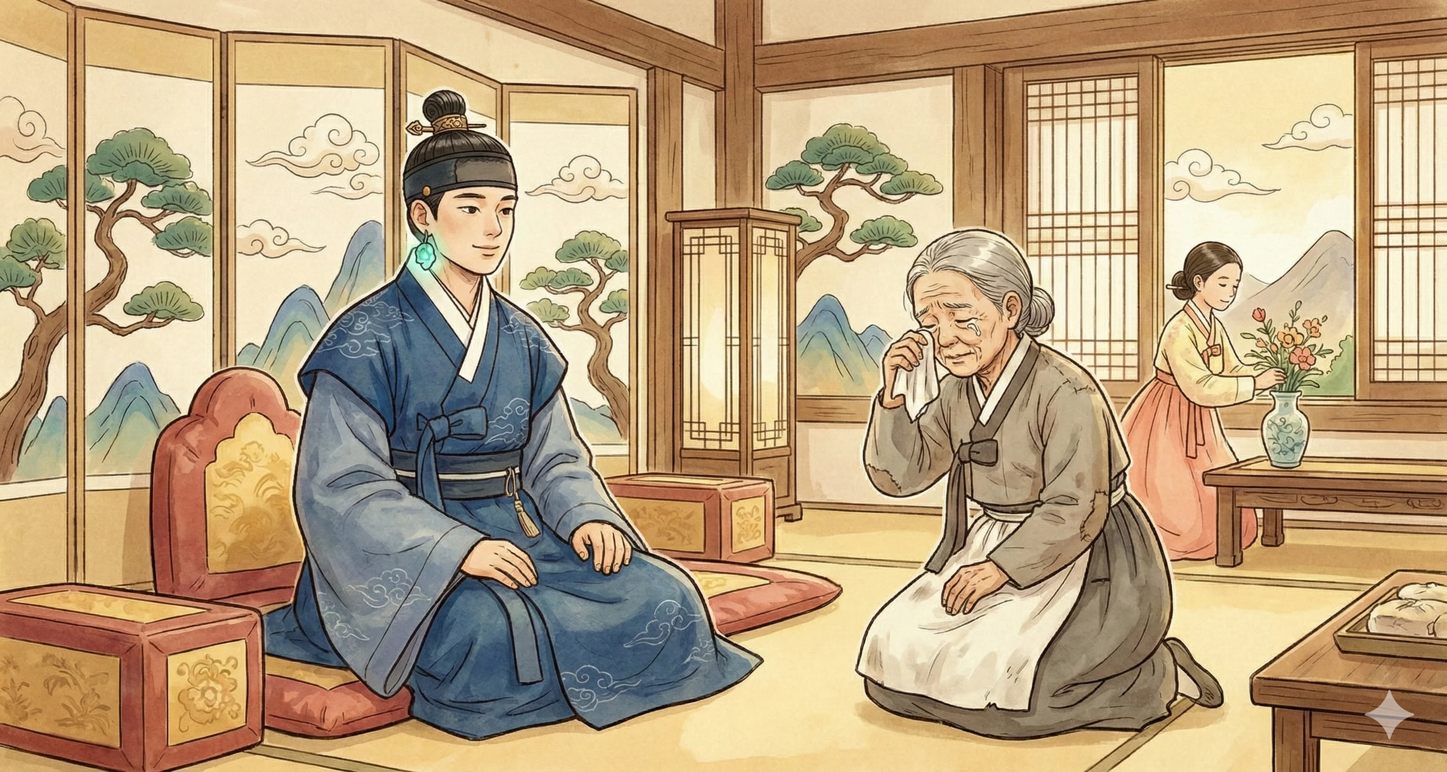 부유해진 봉구와 기뻐하며 눈물짓는 어머니